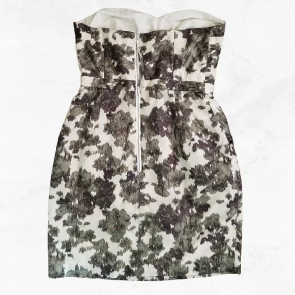 J.Crew Strapless Silk Dress Size 6 - Picture 3 of 7